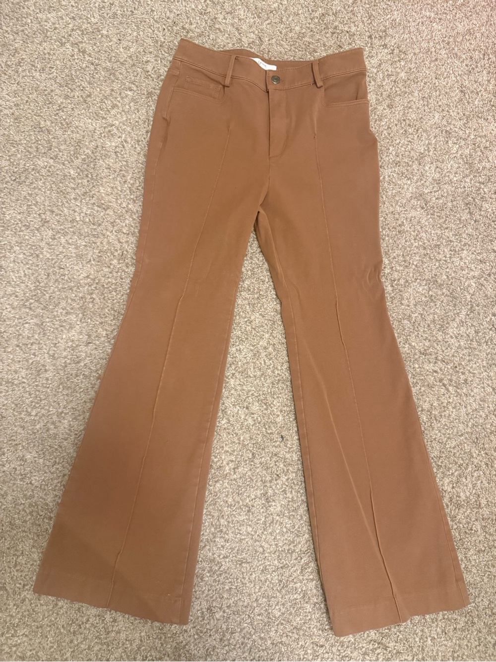 LOFT Rust Brown Bootcut Flare Pants